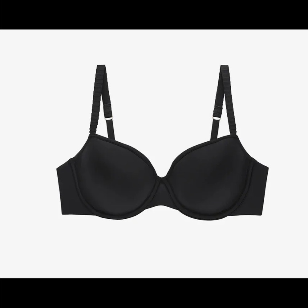 NEW Thirdlove 24/7 Classic T-Shirt Bra Black 36A 1/2 NWT 36A1/2